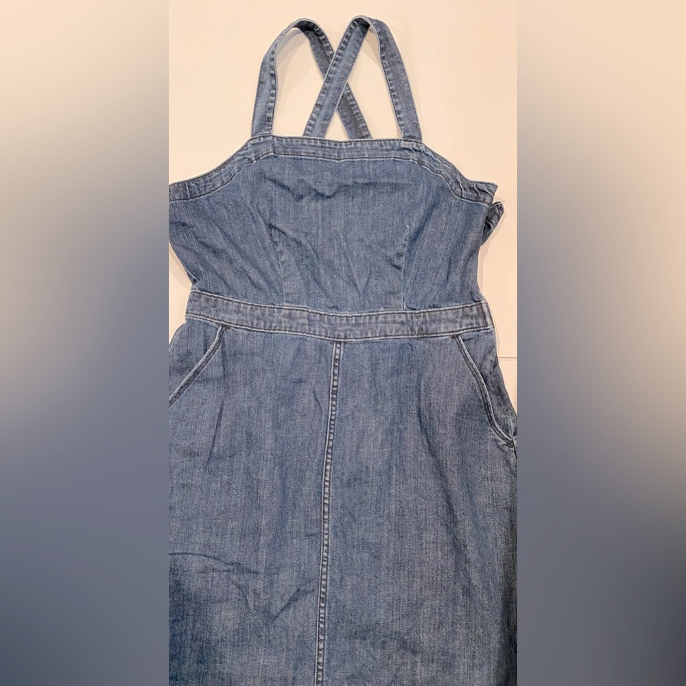 Knee Length Universal Threads Overalls Denim Dress